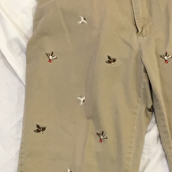 Ralph Lauren Embroidered Khakis - Picture 2 of 3
